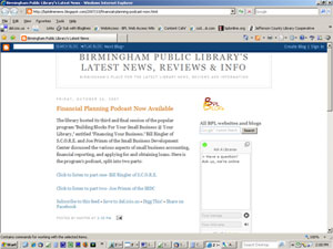 Birmingham Public Library Blog