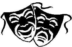 happy, sad masks